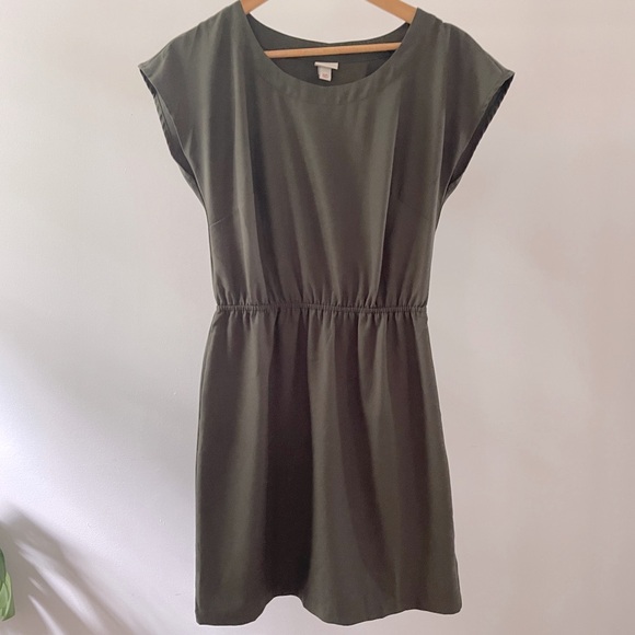 Merona Olive Mini Dress - Picture 1 of 5